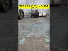 สายเคเบิลออปติคัลโหมดเดี่ยว GYTA 72 คอร์หุ้มเกราะทางอากาศกลางแจ้ง